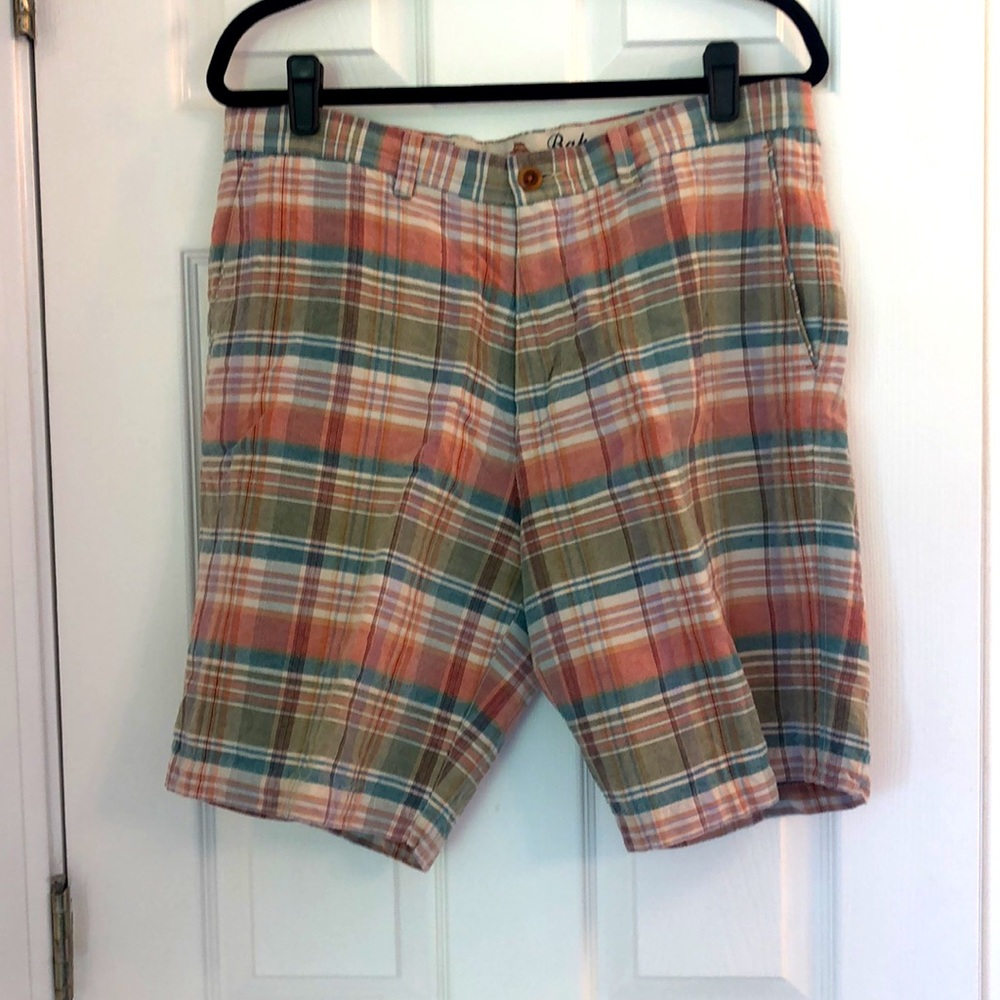 Tommy Bahama Madras plaid size 34
